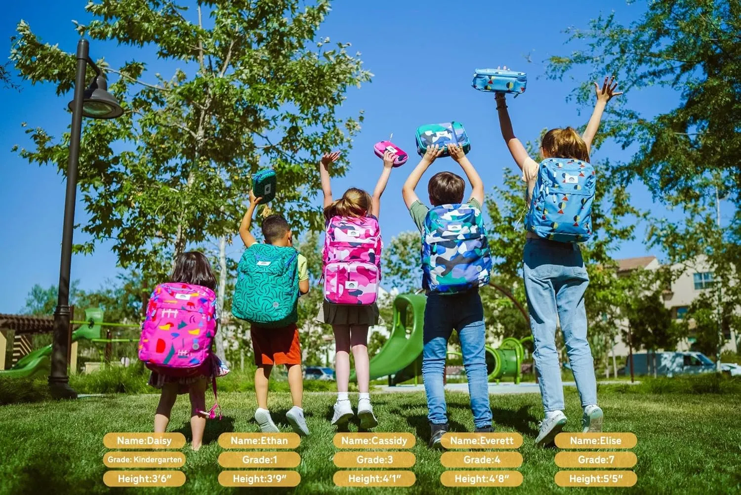 16" Kid's Backpack for Girls and Boys Age 6  with Padded, and Adjustable Shoulder Straps. Fits for Height 3'9" Above Kids (Camouflage Fuchsia/Pink)