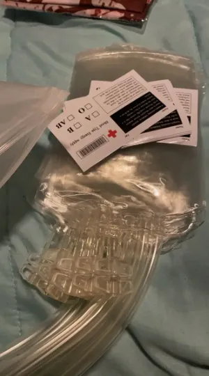 32pcs 10 Reusable Blood Bag Drink Containers