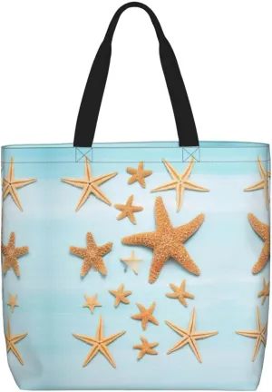 3d Beautiful Maritime Summer Print Tote Bag For Women Shoulde Bag Handbag Reusable Grocery Bags For Office,Shopping,Travel