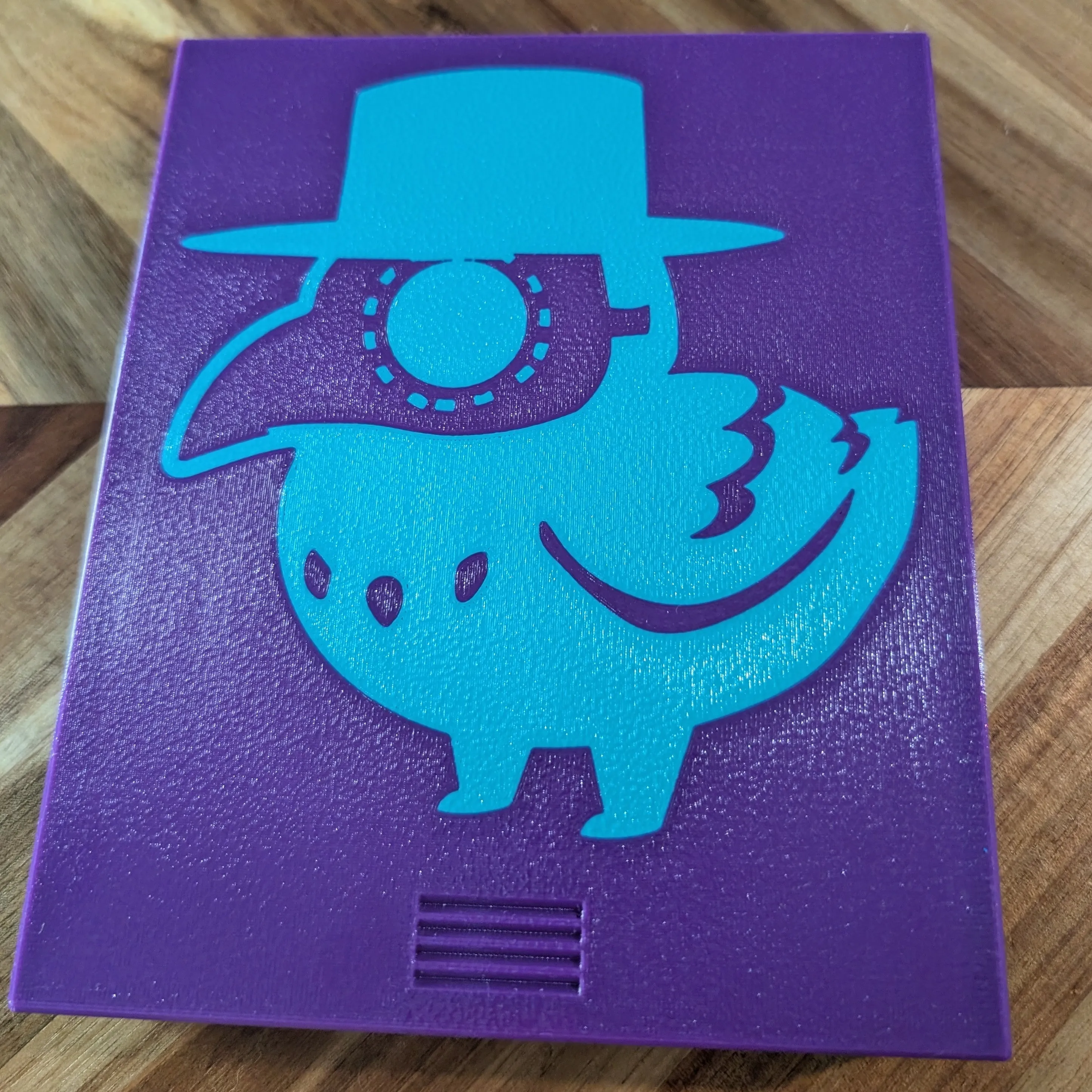 3D printed Notions Box--Plague Bird