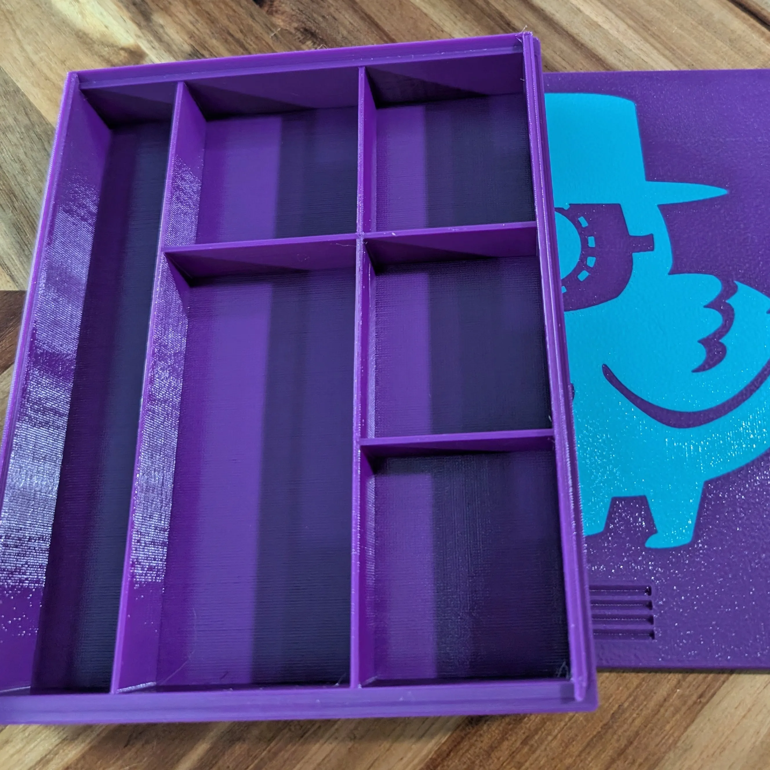 3D printed Notions Box--Plague Bird
