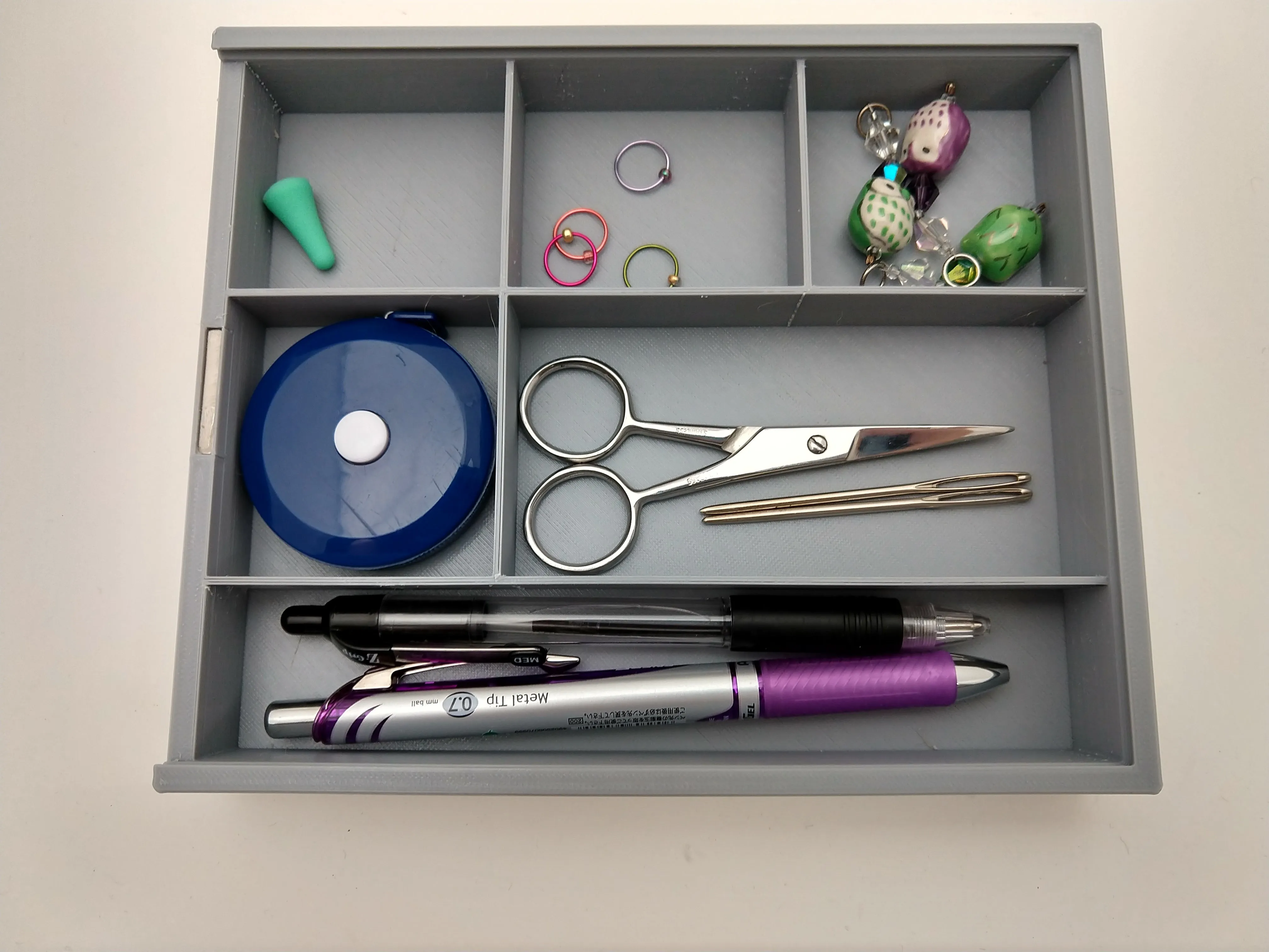 3D printed Notions Box--Sugarskull
