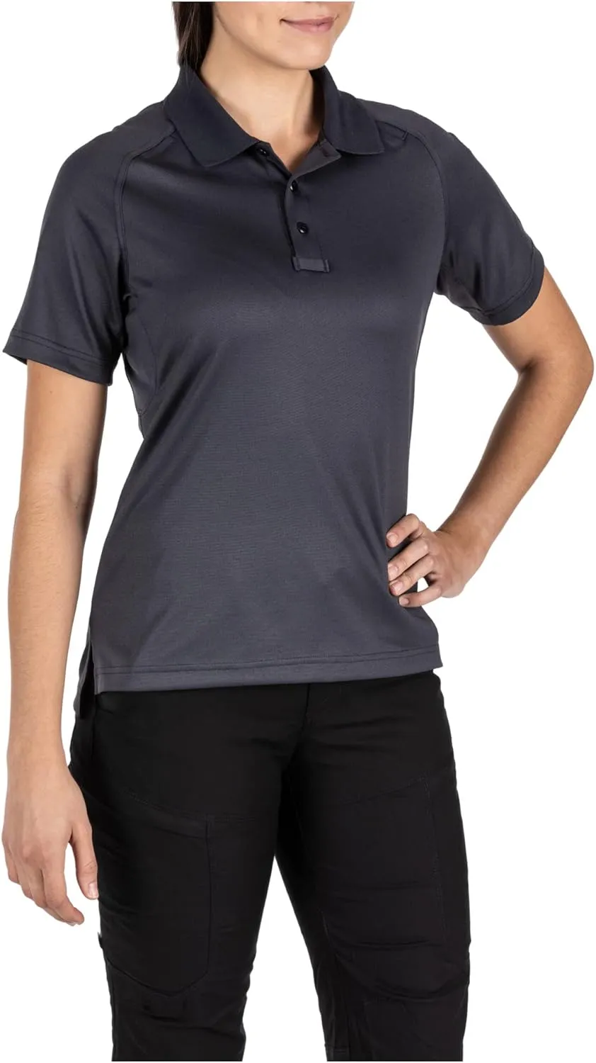 5.11 Tactical Women's Polyester Fabric Performance Short Sleeves Polo Shirt, Style 61165