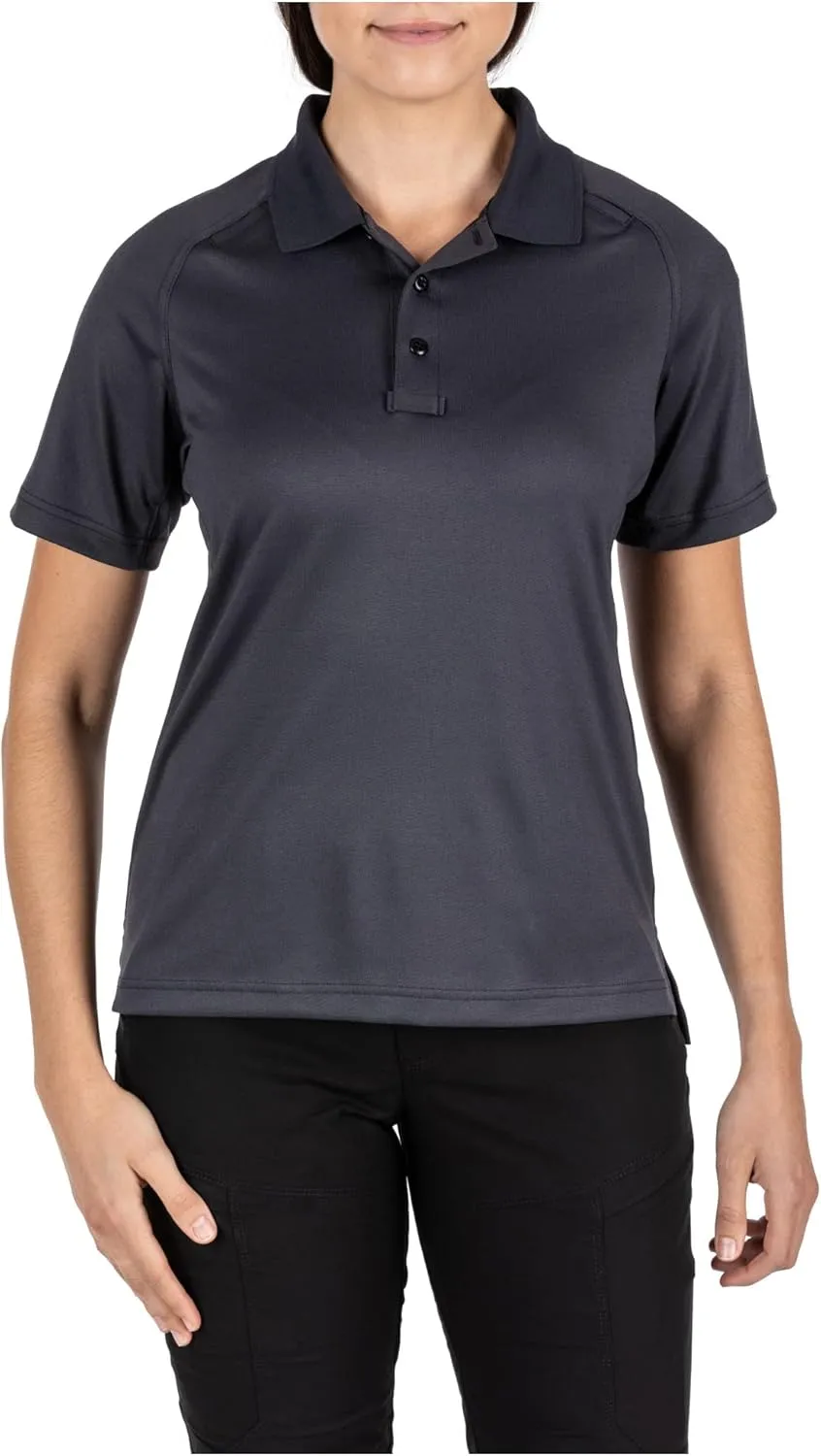 5.11 Tactical Women's Polyester Fabric Performance Short Sleeves Polo Shirt, Style 61165