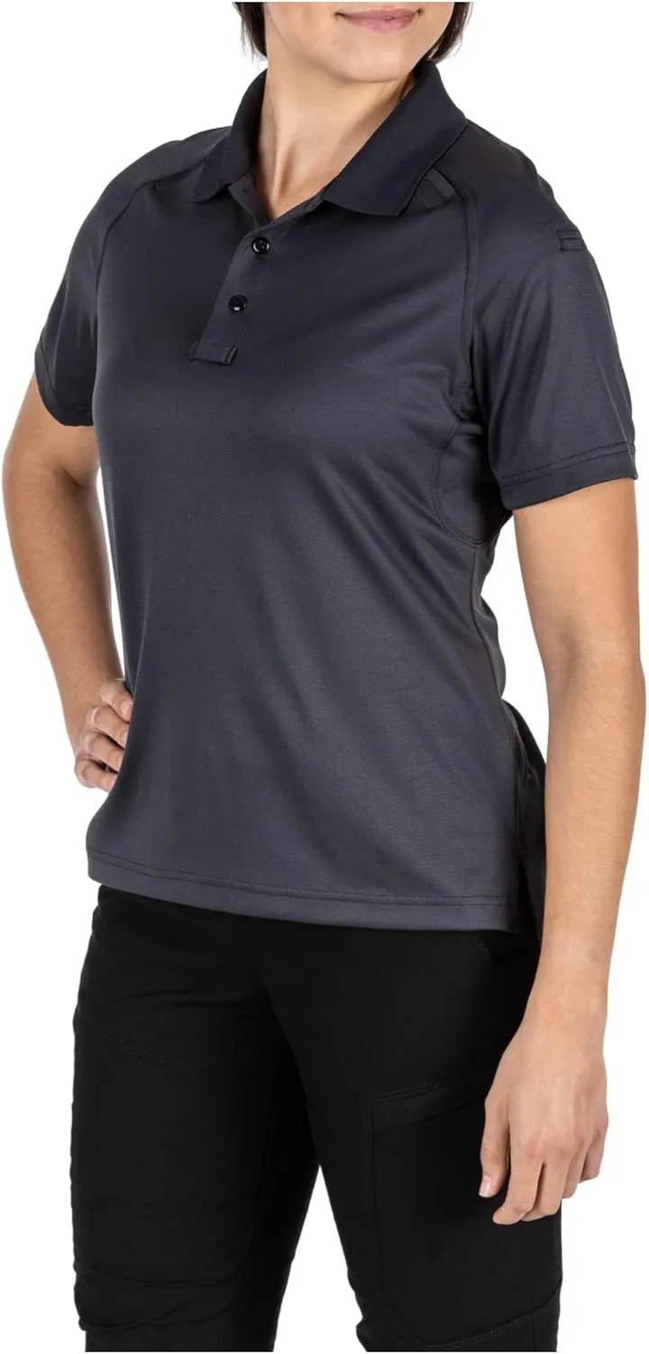 5.11 Tactical Women's Polyester Fabric Performance Short Sleeves Polo Shirt, Style 61165