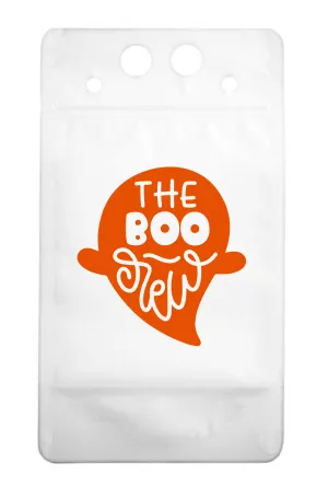 Adult Drink Pouch Halloween Boo Crew