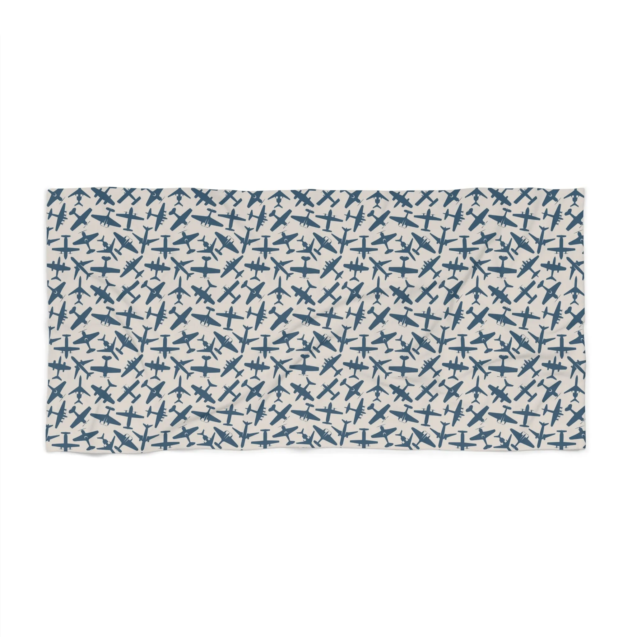 Airplane Pattern Aviation Towel