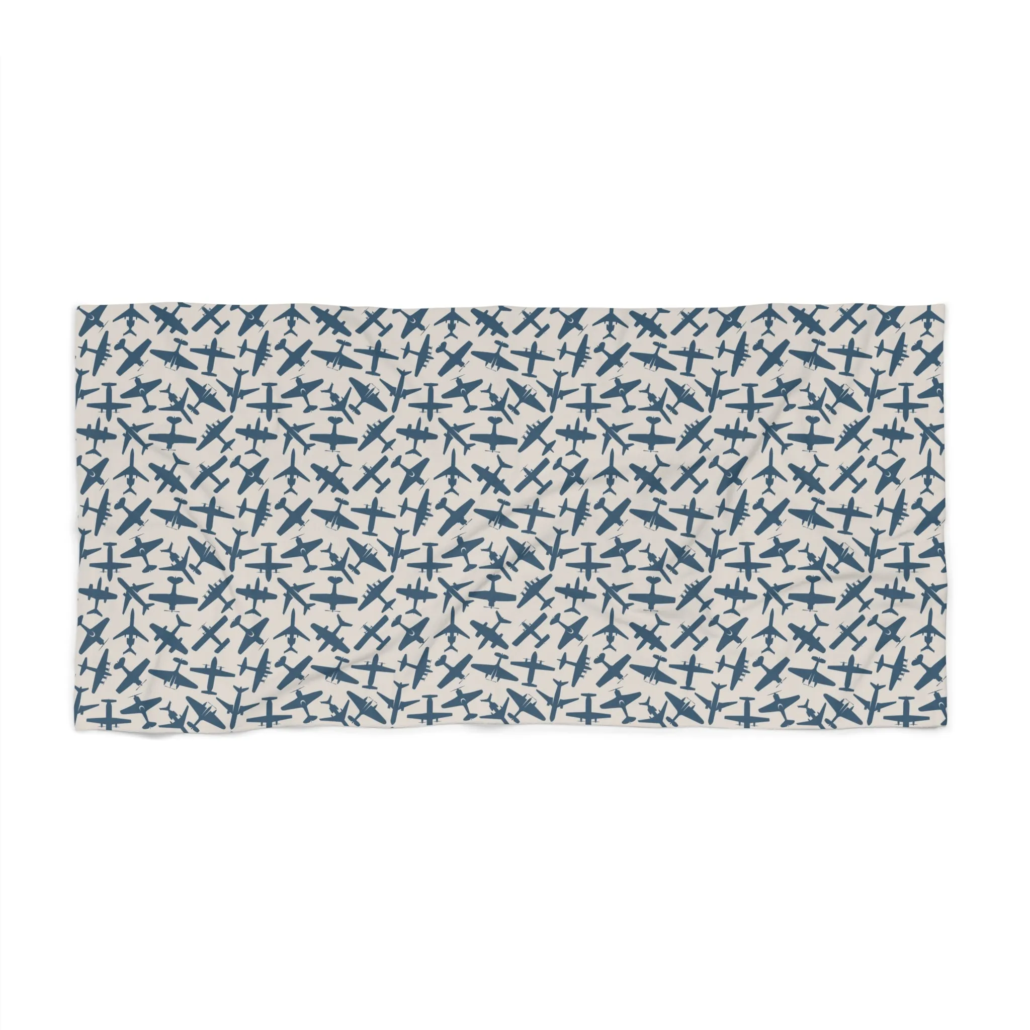 Airplane Pattern Aviation Towel
