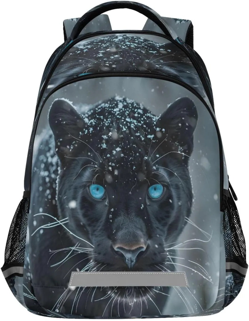 ALAZA Black Panther with Blue Eyes Backpacks Travel Laptop Daypack School Book Bag for Men Women Teens Kids