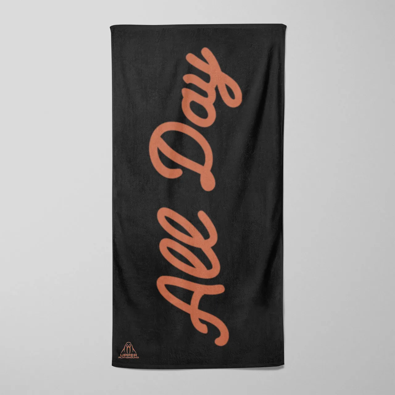 ALL DAY BEACH TOWEL IN BLACK