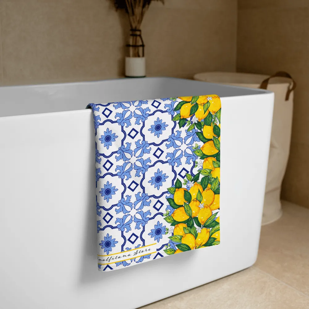 Amalfitana Lemons Beach Towel Summer 2021 Collection