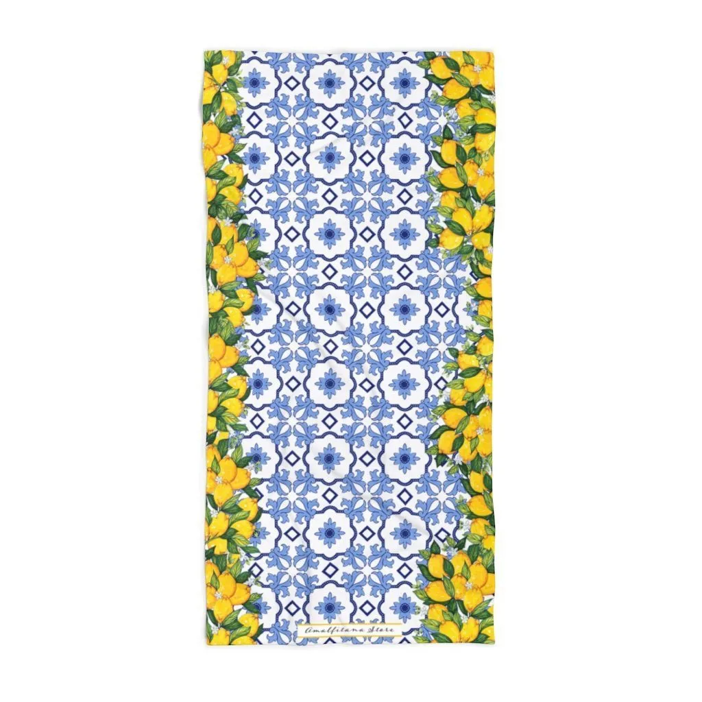 Amalfitana Lemons Beach Towel Summer 2021 Collection