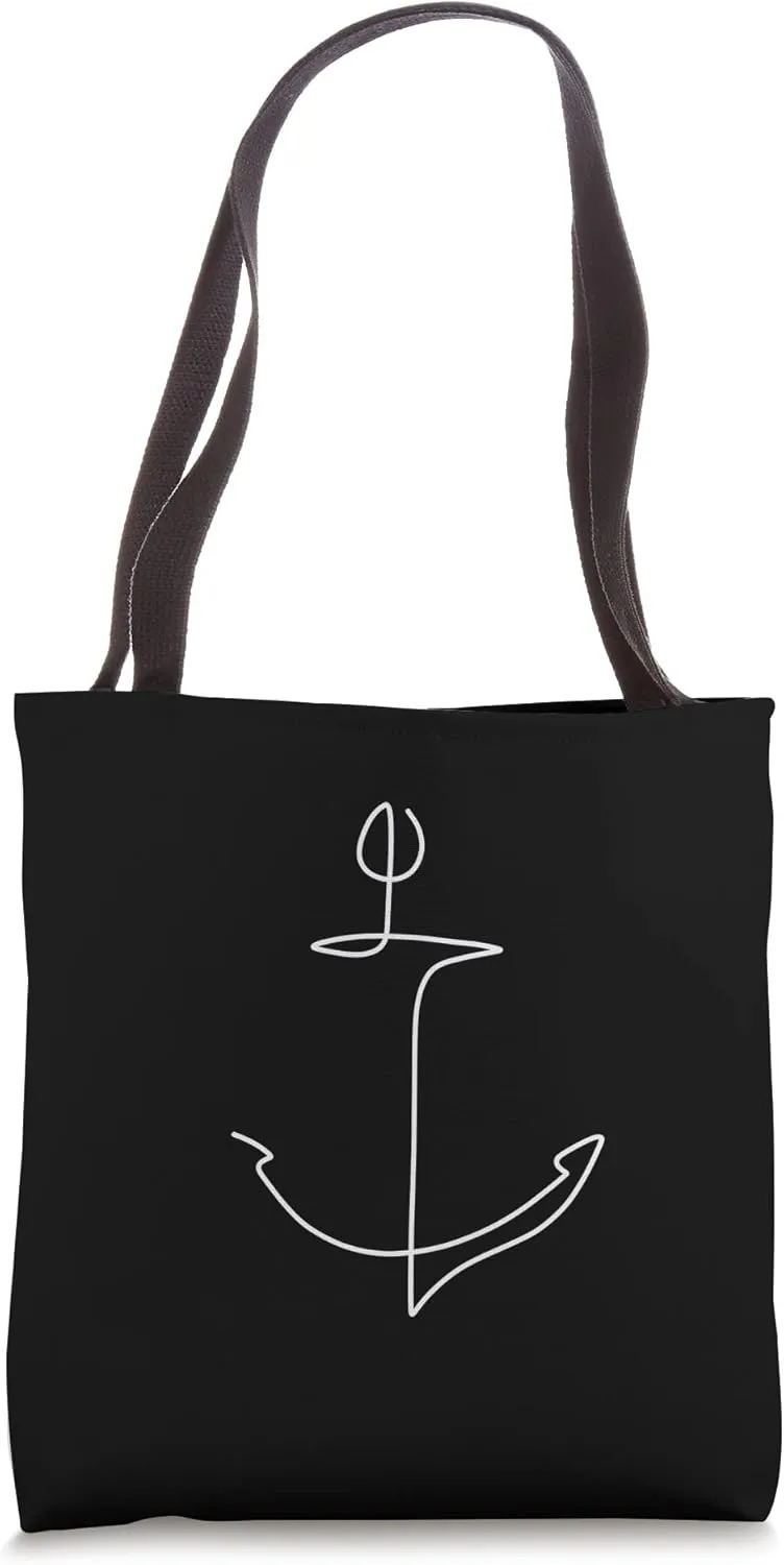 Anchor Maritime Sailor Sailor Yacht Sail Travel Motif Tote Bag