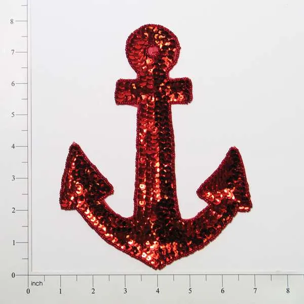 Anchor Sequin Applique/Patch