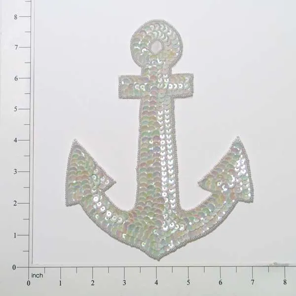 Anchor Sequin Applique/Patch