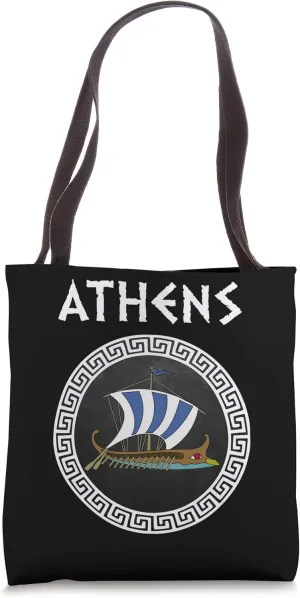 Athens Ancient Athenian Greek Bireme Tote Bag
