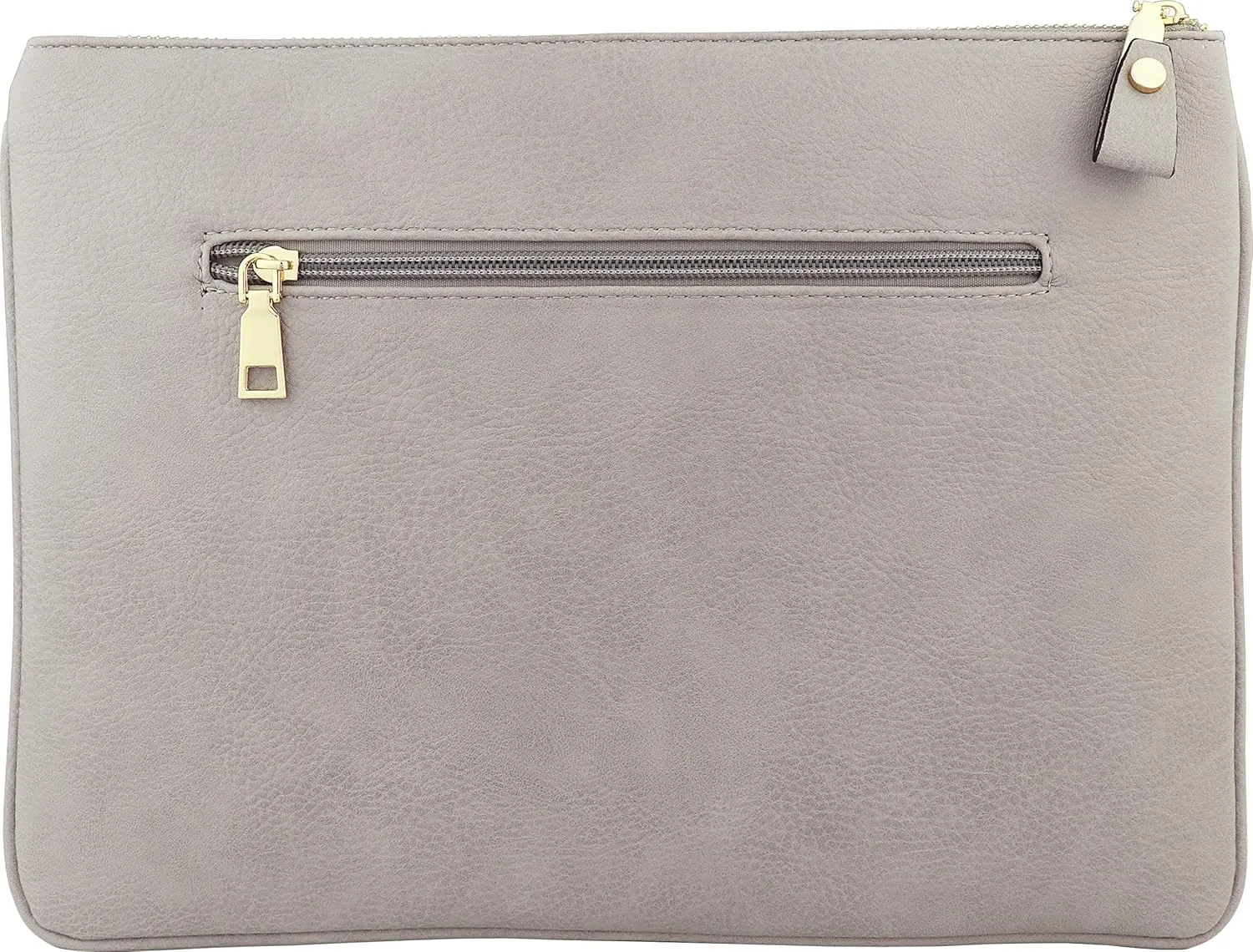 B BRENTANO Vegan Oversized Embossed Clutch Pouch