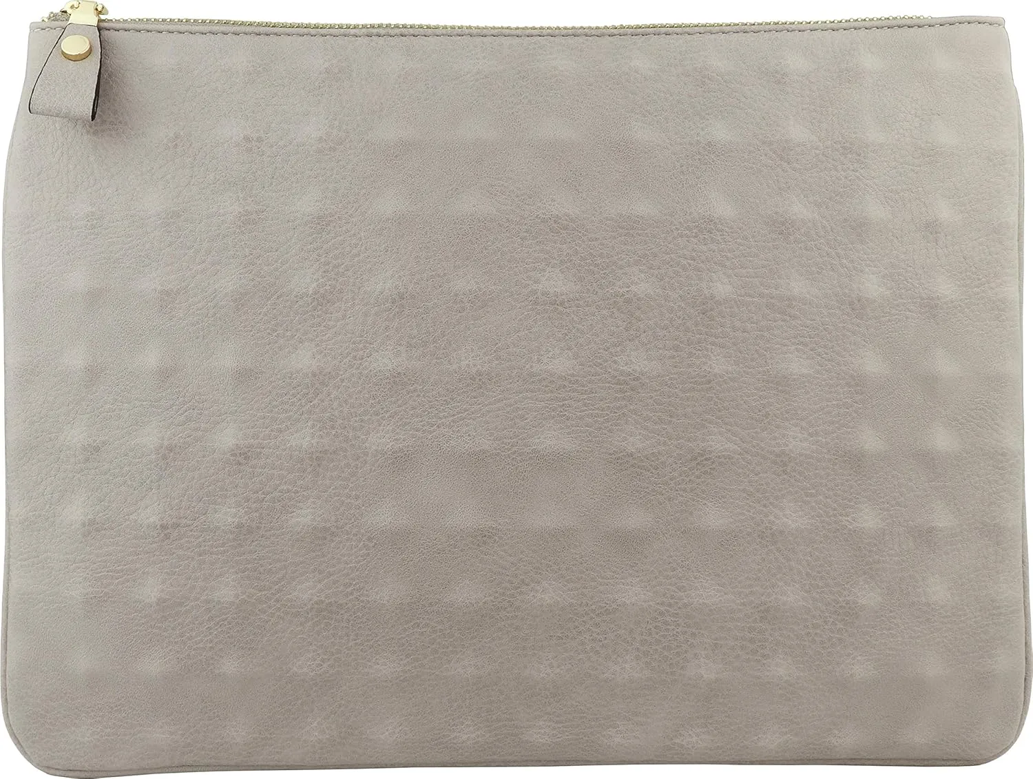 B BRENTANO Vegan Oversized Embossed Clutch Pouch