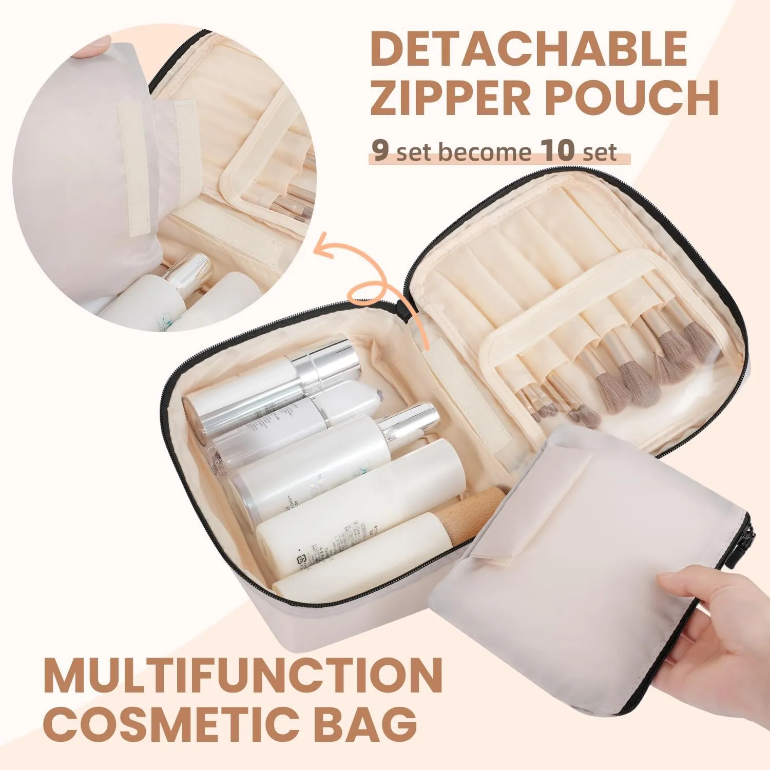 BAGAIL 8 Set/9 Set Packing Cubes Luggage Packing Organizer for Travel, Suitcase Packing Bags for Travel Accessories