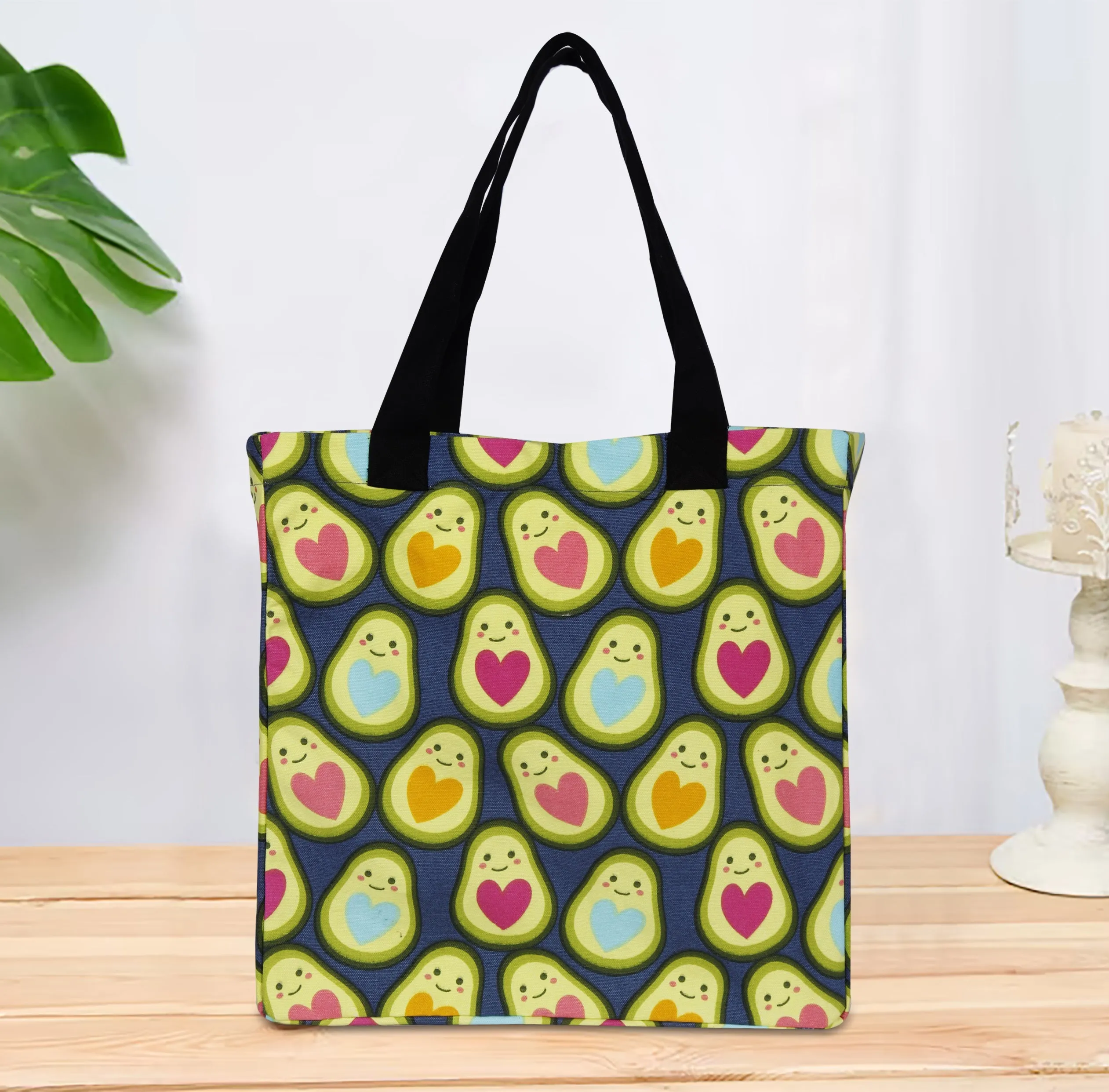Bags (Pack Cotton Tote Shopping 1) Digital of Clearance Canvas Problem-solving Printed