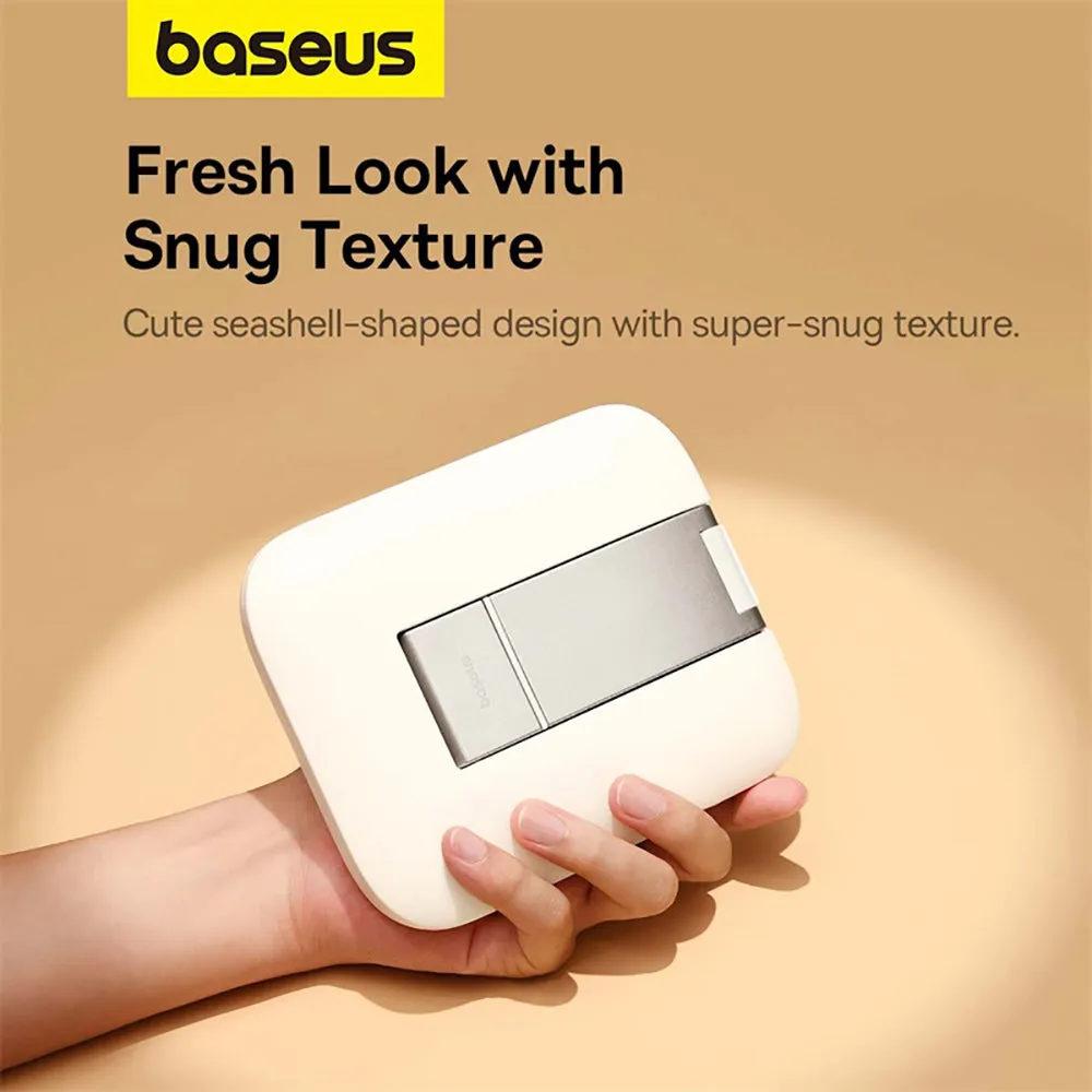 Baseus Seashell Series Folding Tablet Stand - Moon White