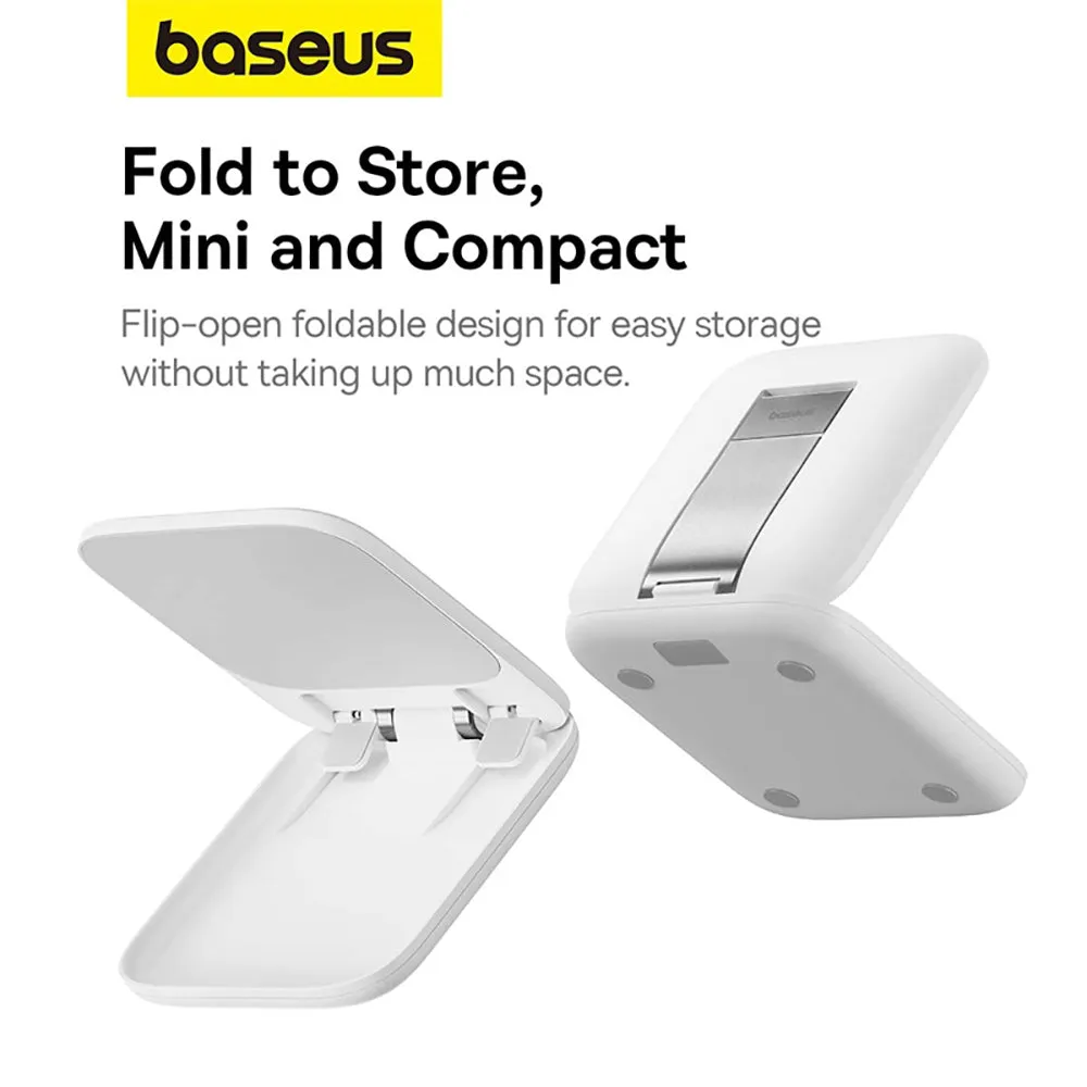 Baseus Seashell Series Folding Tablet Stand - Moon White