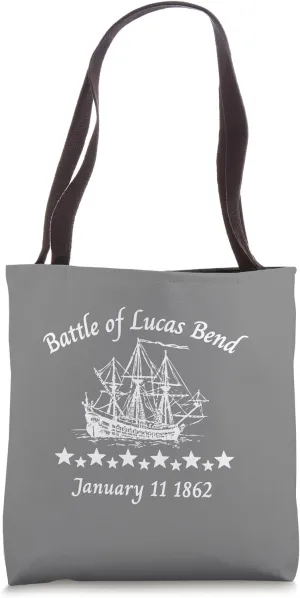 Battle of Lucas Bend Kentucky 1862 Naval Civil Battles War Tote Bag
