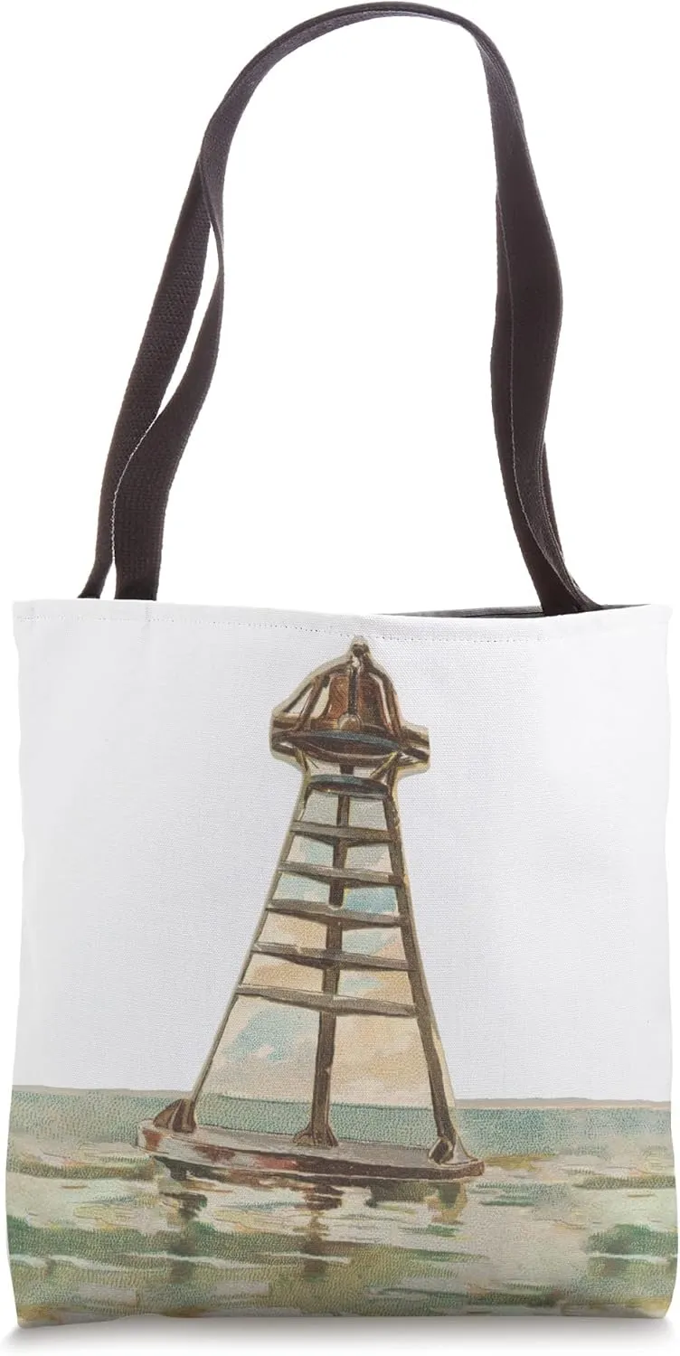 Bell Buoy Illustration (1889) Tote Bag