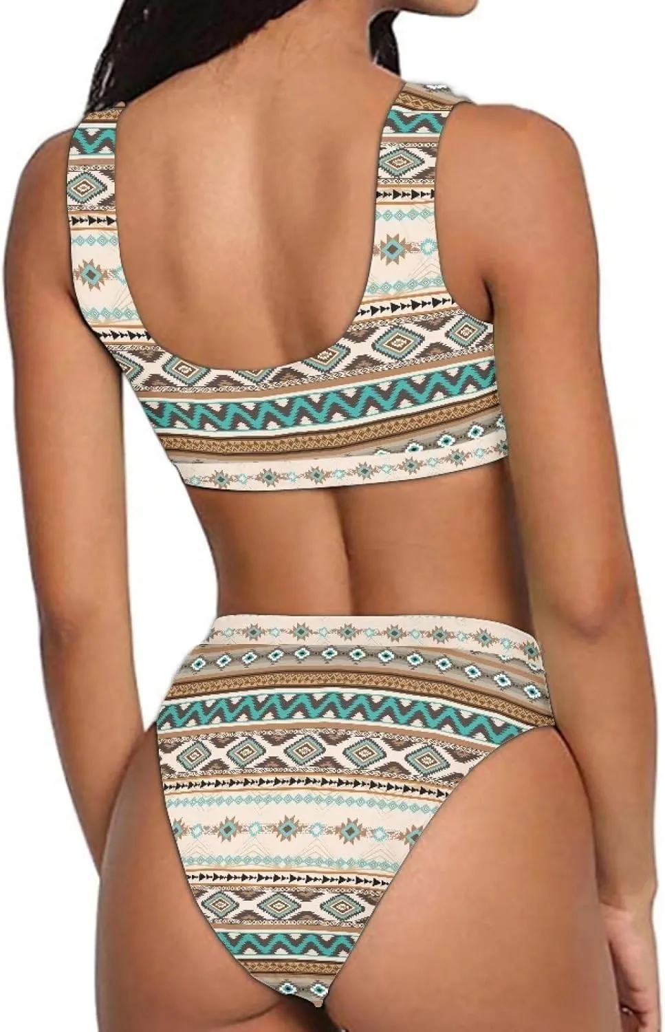 Bikini Sets for Women,High Waisted 2 Piece Swimsuit,Without Bra Pads XS-5xl