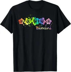 Bimini, Bahamas Watercolor Beach & Surf T-Shirt
