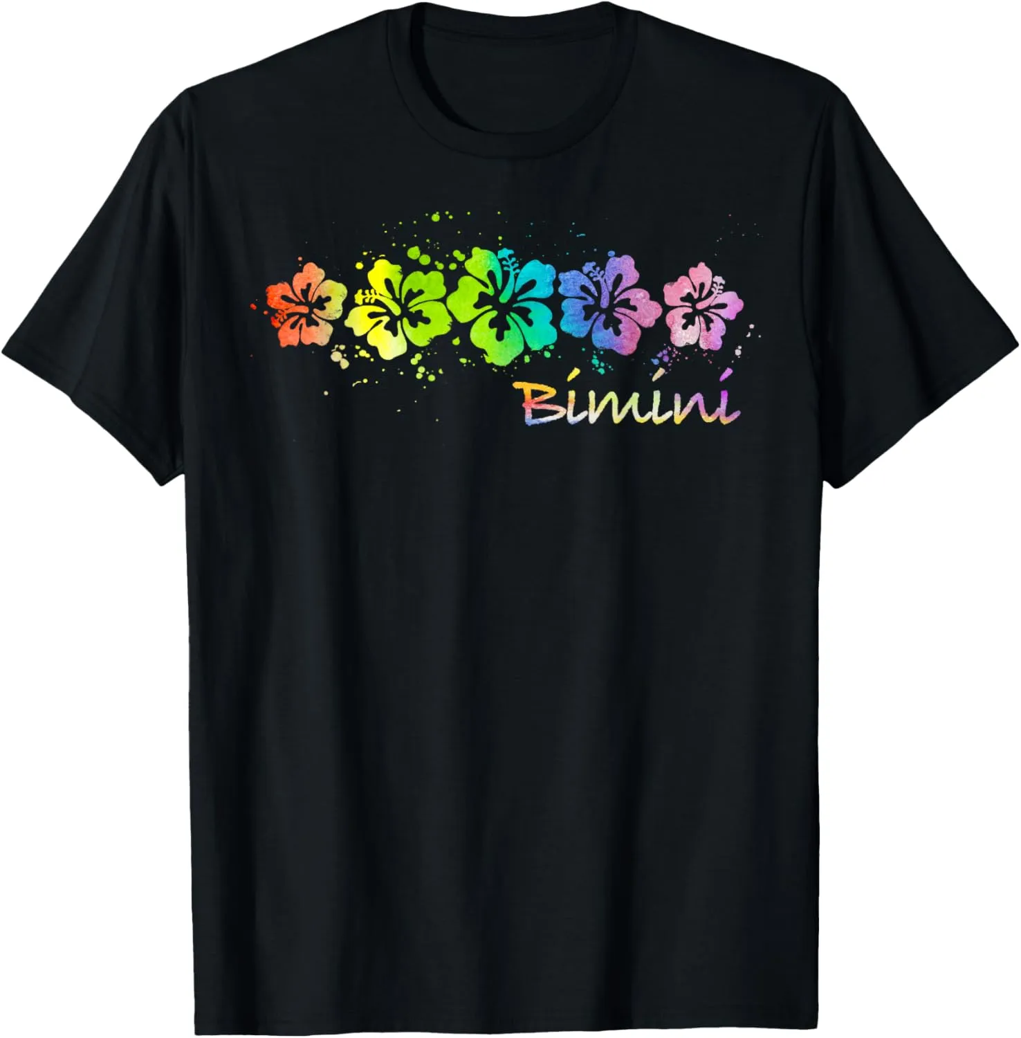 Bimini, Bahamas Watercolor Beach & Surf T-Shirt