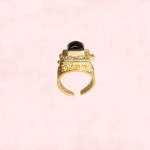 Black Stone Poison Ring- RTS