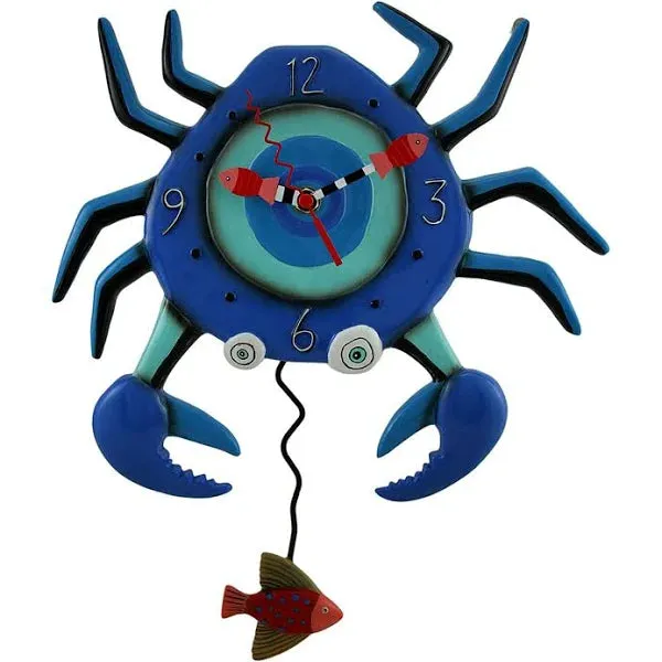 Blue Crab Clock by Allen Designs