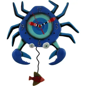 Blue Crab Clock by Allen Designs