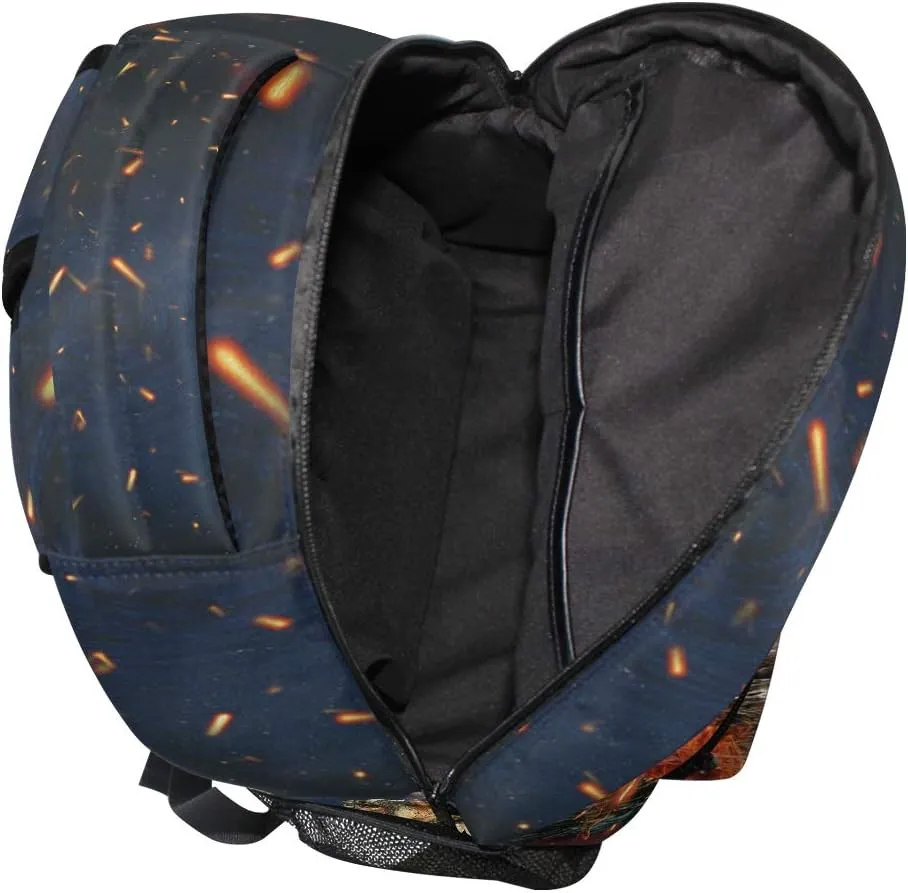 Boys Dinosaur Backpacks 3D T-Rex 3th 4th 5th Grade School Bookbags Travel Laptop Daypack Bag Purse for Teens
