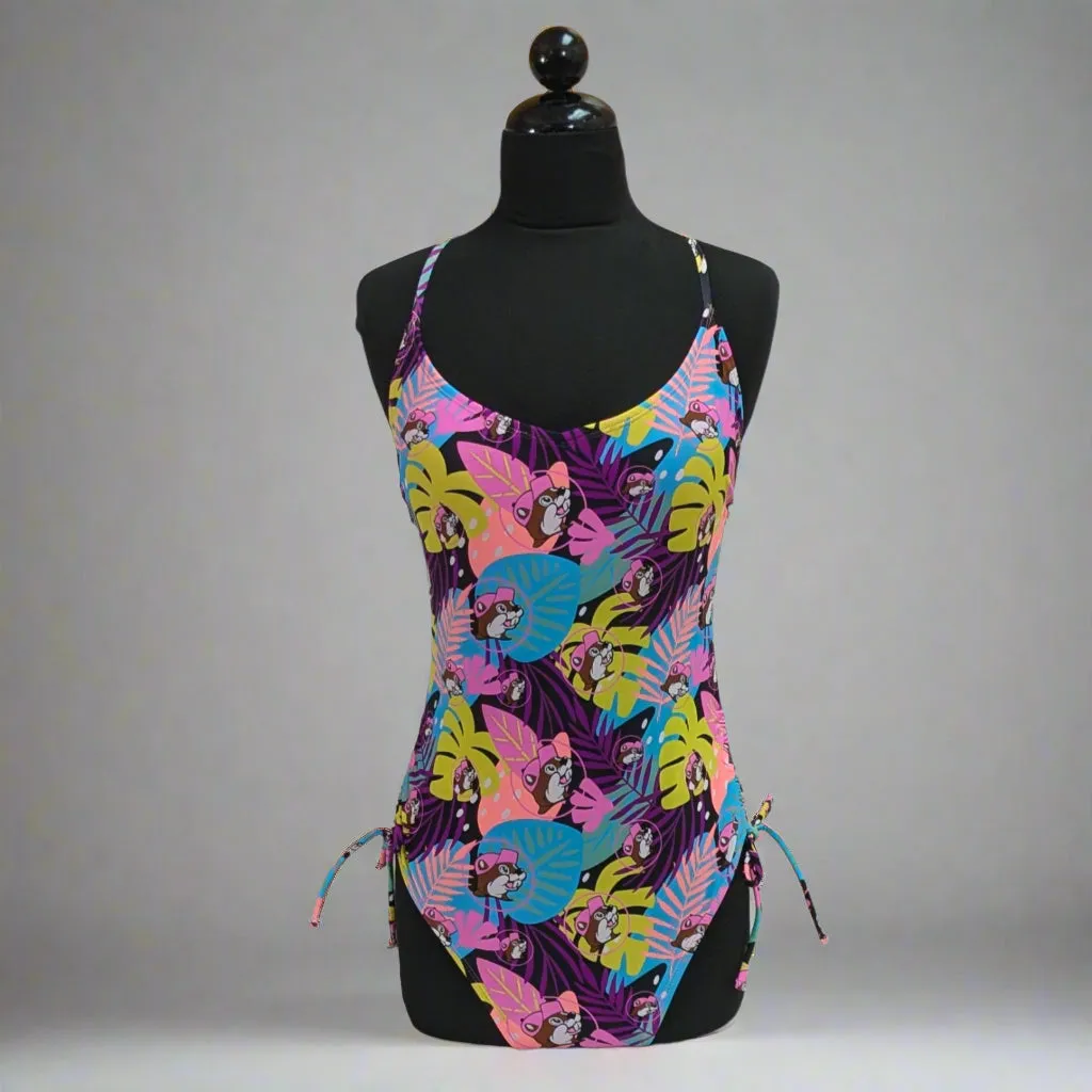 Buc-ee's Tropical One Piece Swim Suit