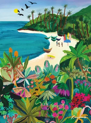 Buffalo Games - Bonjour - Beach Butterfly - 1000 Piece Jigsaw Puzzle for Adults - Challenging Puzzle Perfect for Game Nights