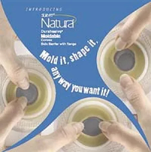 BX/10 NATURA MOLDABLE STOMAHESIVE, FLANGE 2 3/4IN (70MM), CUT-TO-FIT 1 5/16IN (33MM) - 1 3/4IN (45MM)