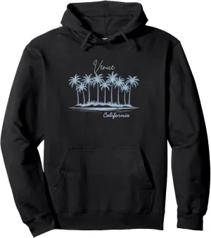 California Beach Venice Family Vacation Vintage Pullover Hoodie