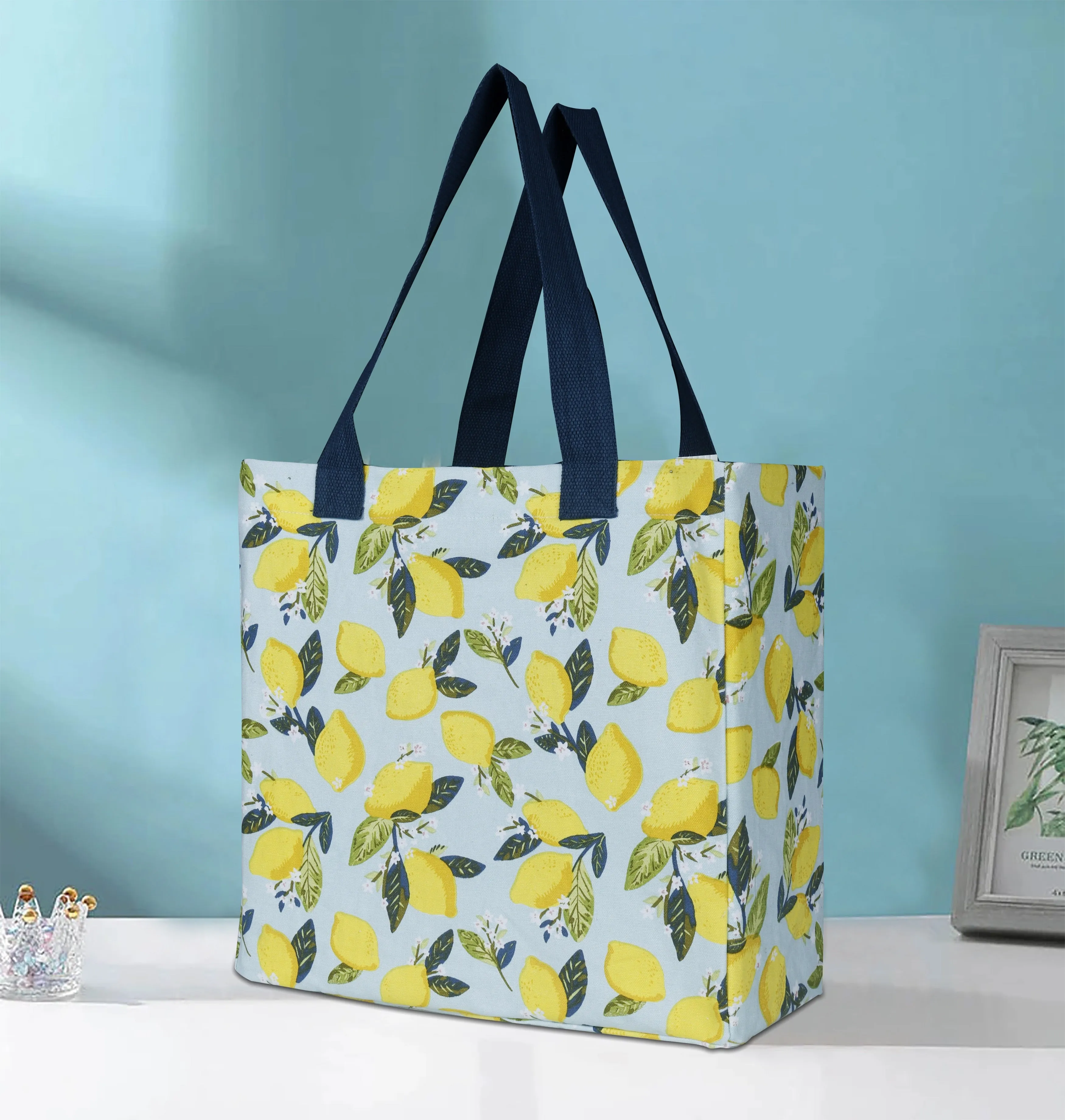 Canvas (Pack Tote Instant access of Digital 1) Bags Worth the price Shopping Printed Cotton
