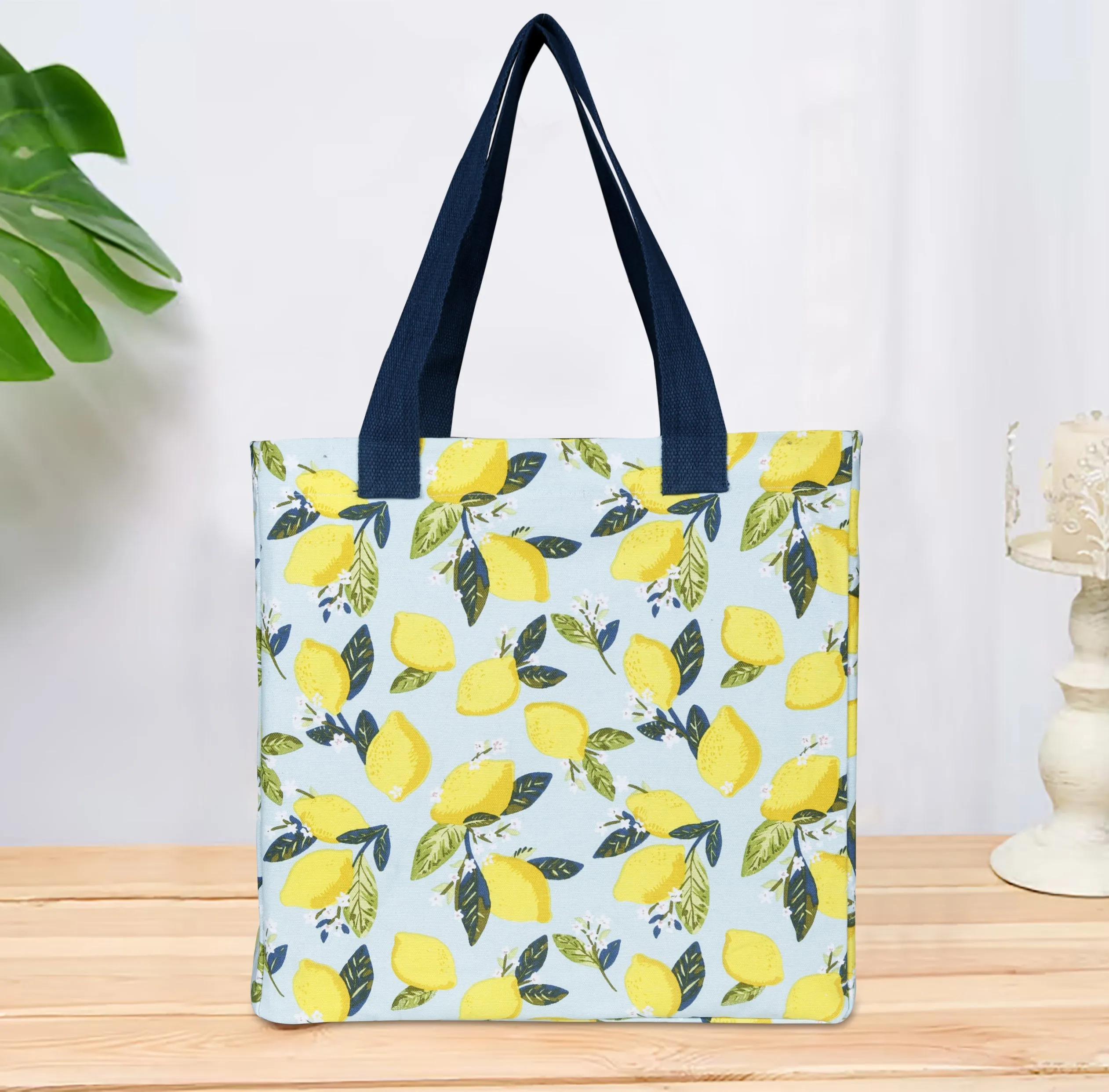 Canvas (Pack Tote Instant access of Digital 1) Bags Worth the price Shopping Printed Cotton