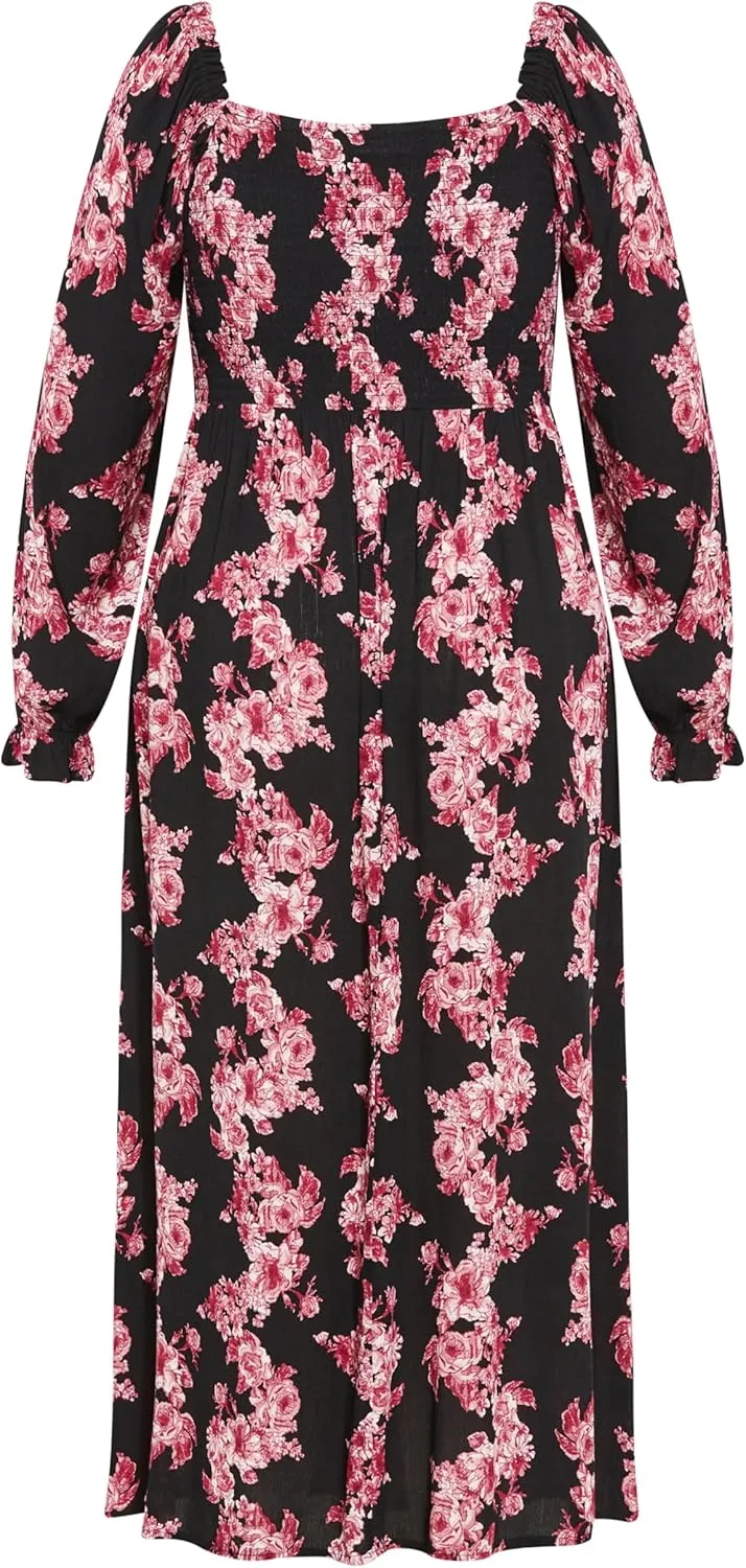 City Chic Women's Plus Size Dress Aurelia PRT