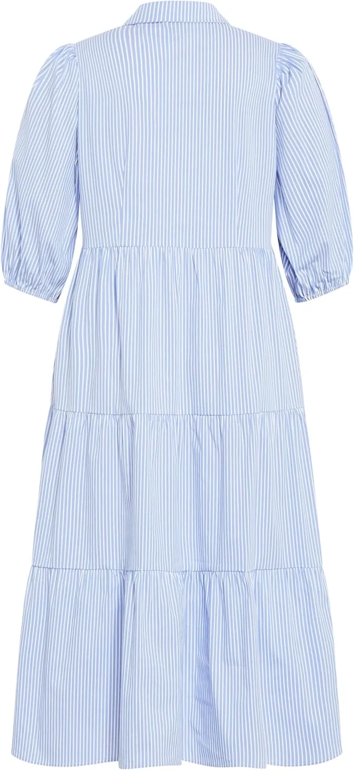 City Chic Women's Plus Size Dress Skylight