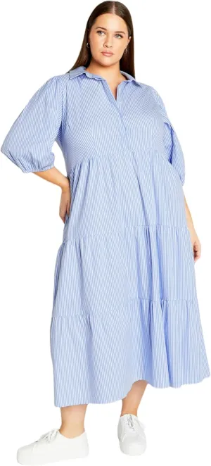 City Chic Women's Plus Size Dress Skylight