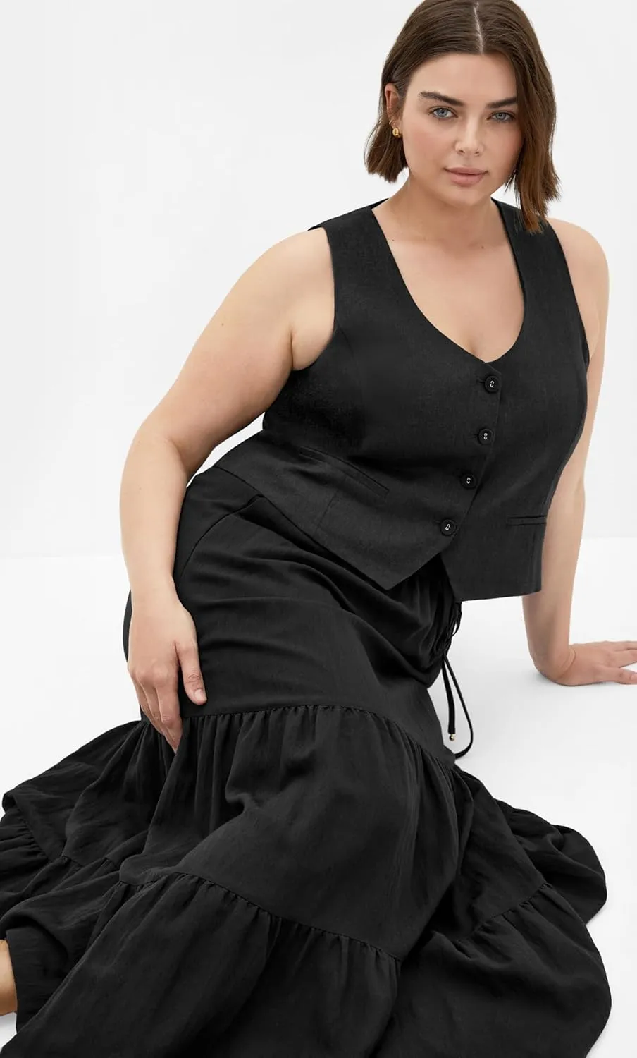 City Chic Women's Plus Size Skirt - Breezy Tier