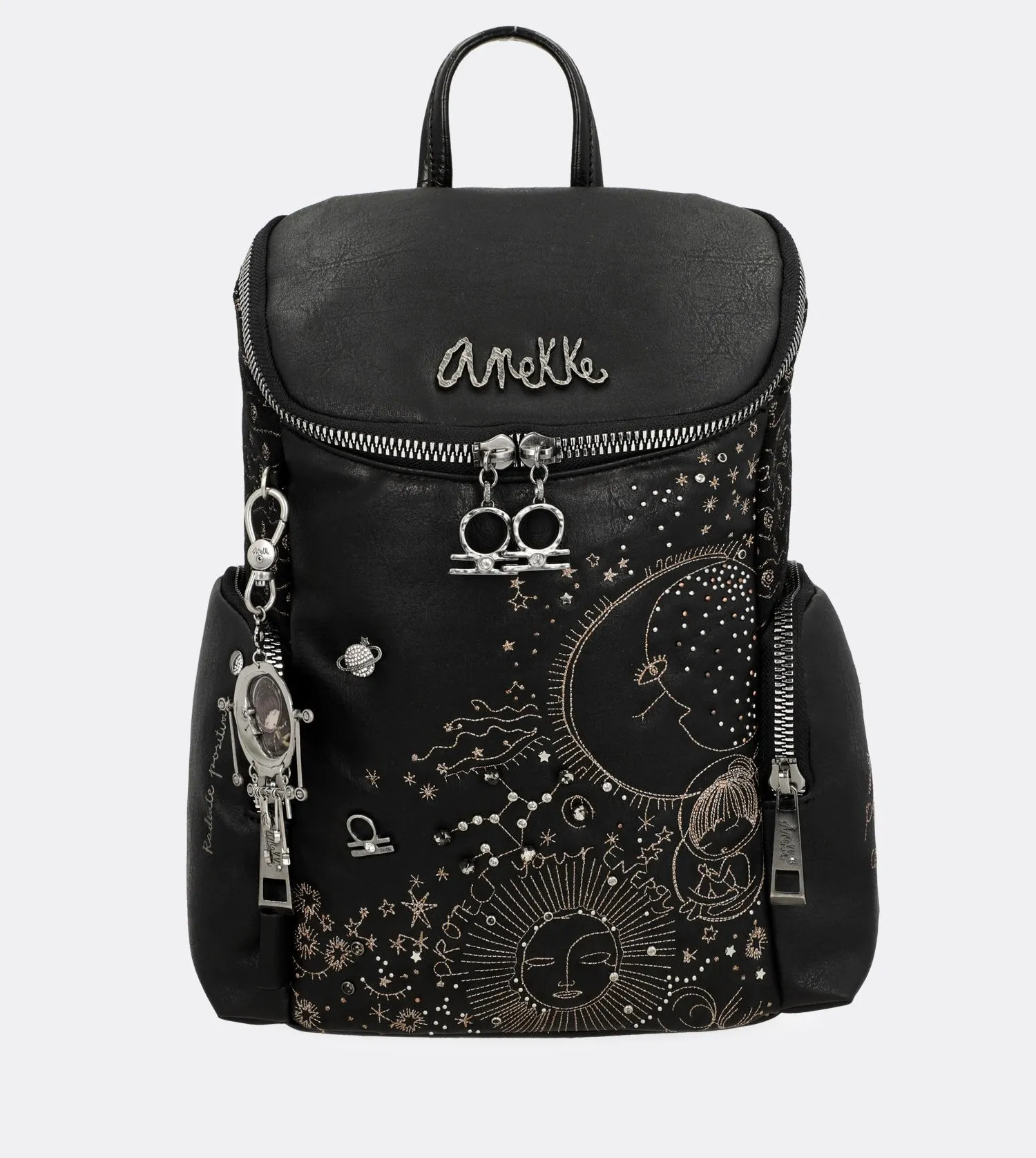 Clean-lined backpack Plug-in zip Gorgeous spirit with a