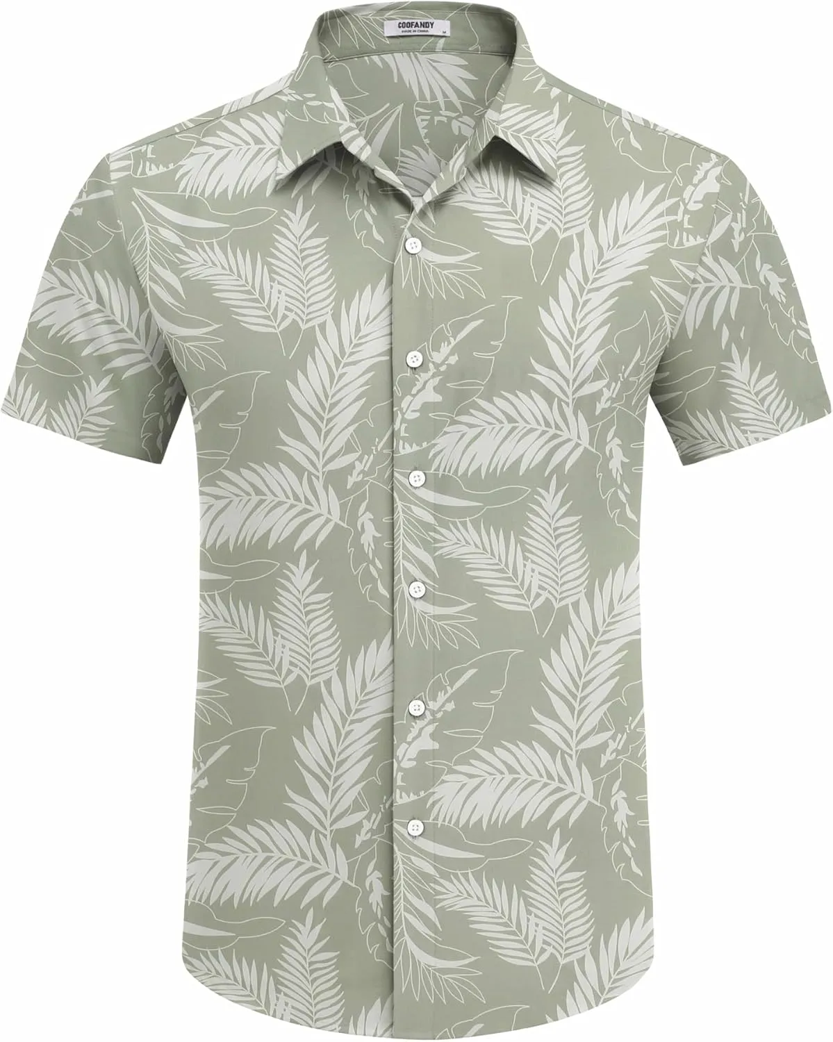 COOFANDY Hawaiian Shirt for Men Short Sleeve Floral Button Down Shirt Tropical Casual Summer Beach Shirts