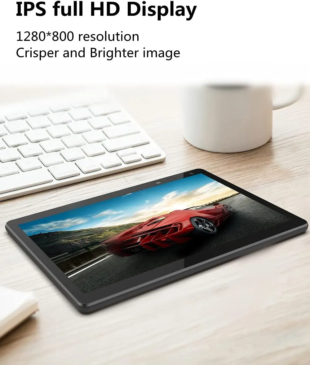 COOPERS Tablet 10 inch, Tablets Android 14, Quad-Core Processor 32GB Storage Tablet Computer, 6GB RAM, 8MP Camera, AM, FM, WiFi, IPS Screen 6000mAh Long Battery Life Tableta