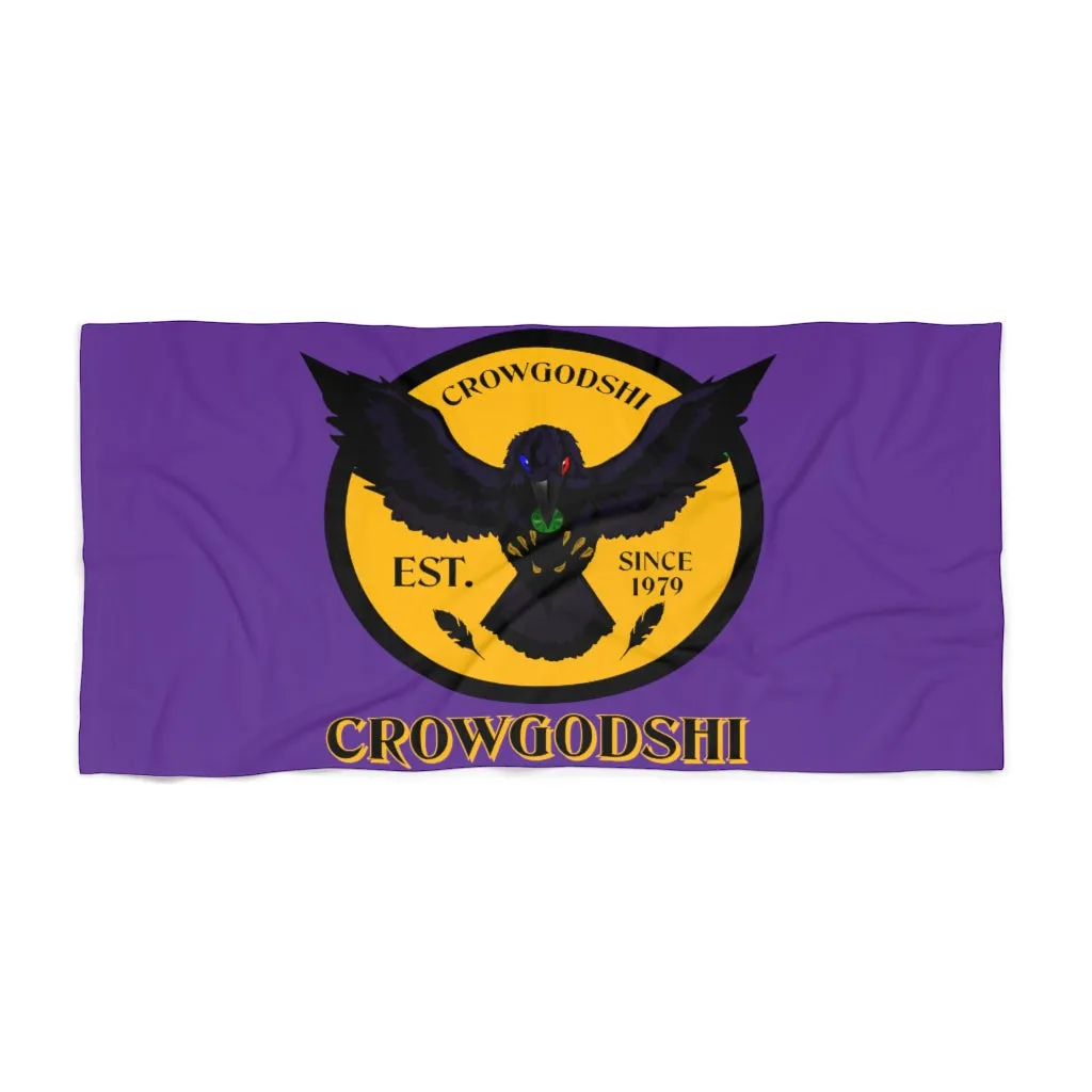 Crowgodshi Purple & Gold ECU Edition Beach Towel