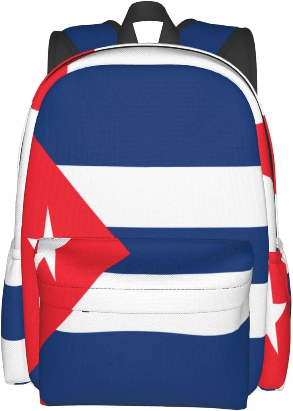 Cuba Flag Large Travel Backpack Casual Backpacks Laptop Daypack Working Rucksack Lightweight Back Pack Sports Bag with Adjustable Shoulder Strap